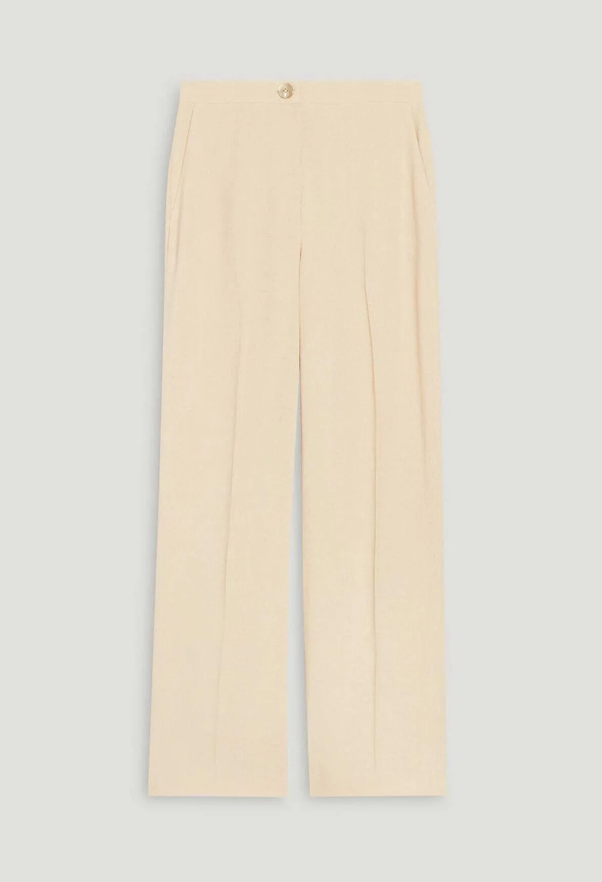 Claudie Pierlot Wide-Leg Beige Trousers*Women Jeans And Trousers