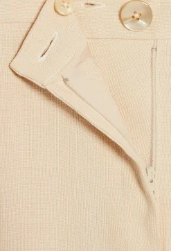 Claudie Pierlot Wide-Leg Beige Trousers*Women Jeans And Trousers