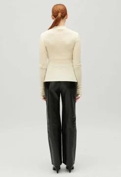 Claudie Pierlot Wool Top With High Neck*Women Sweaters And Cardigans